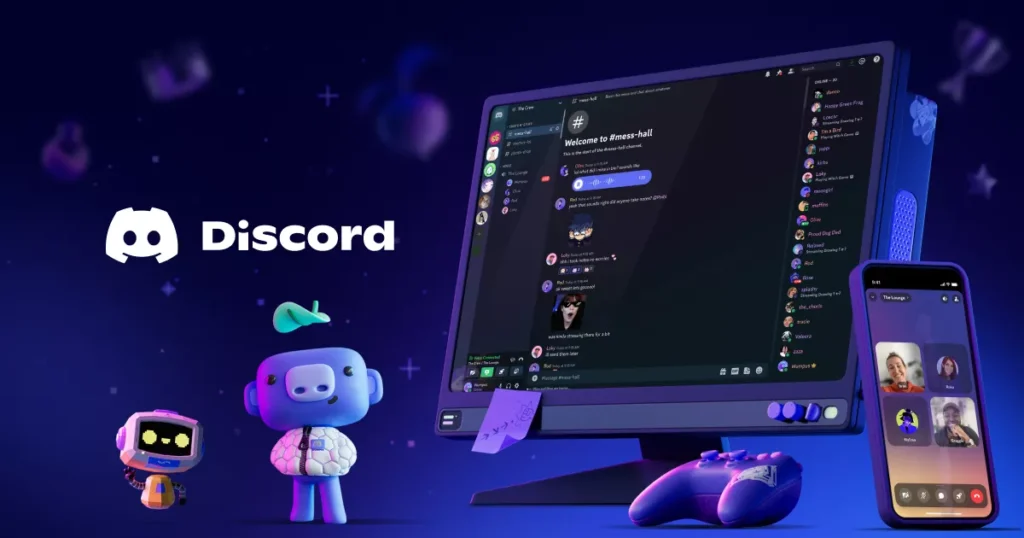 Free chat app for gamers Discord