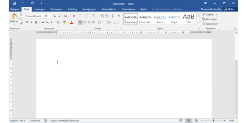 Microsoft Word 2019