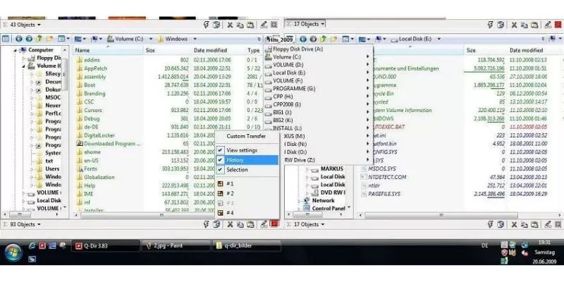 File manager software as a Windows Explorer alternative