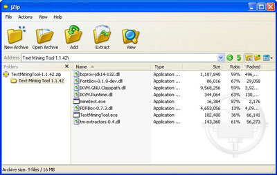 Compression and decompression software