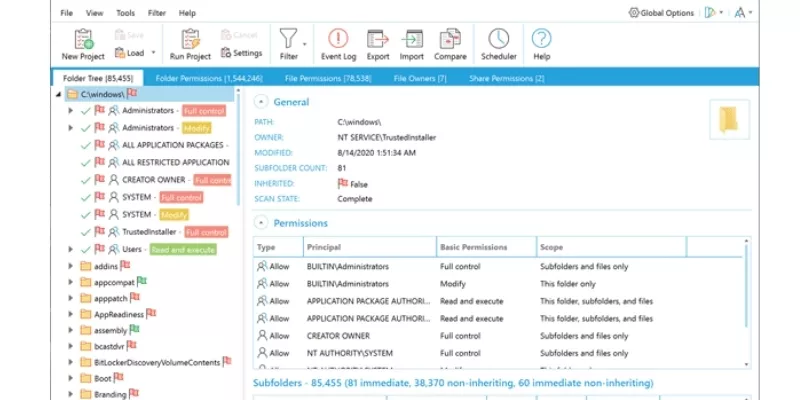 NTFS Permissions Reporter Enterprise5.0.631.0 All Editions
