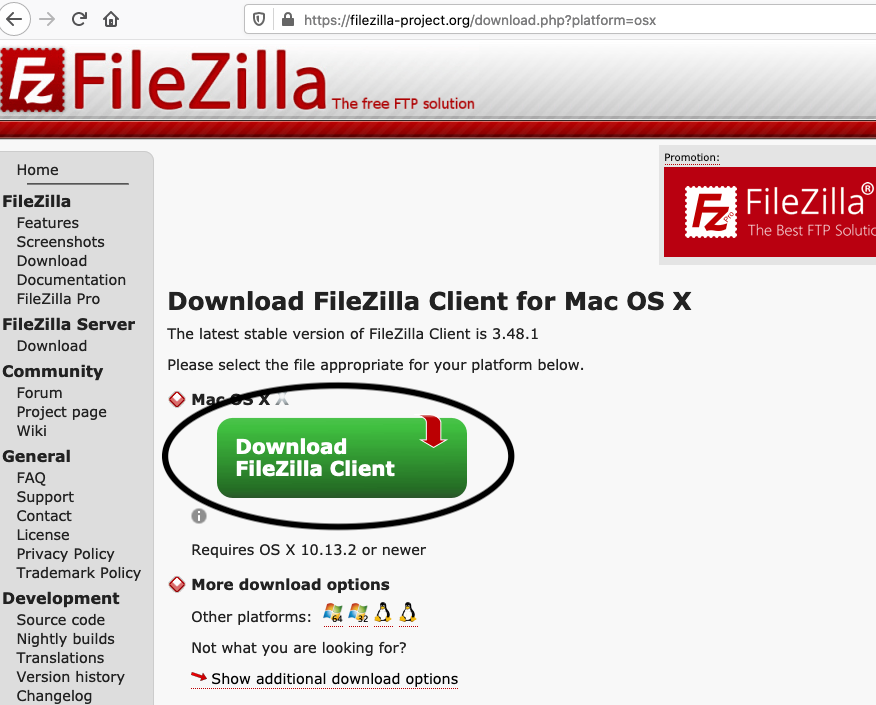 download filezilla for mac