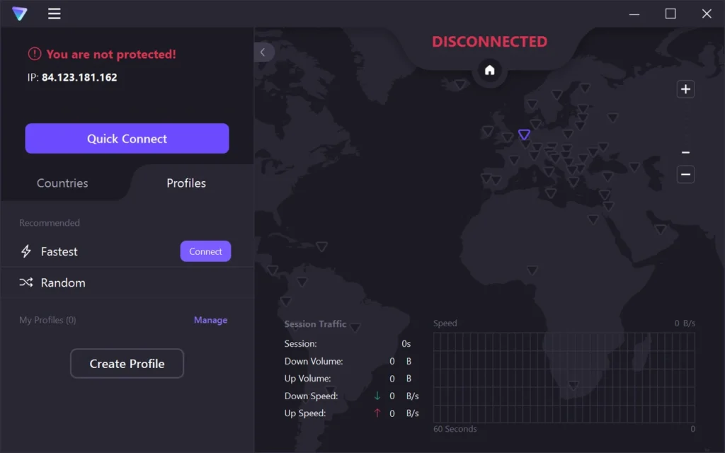 Proton VPN Browse the web or use public networks safely